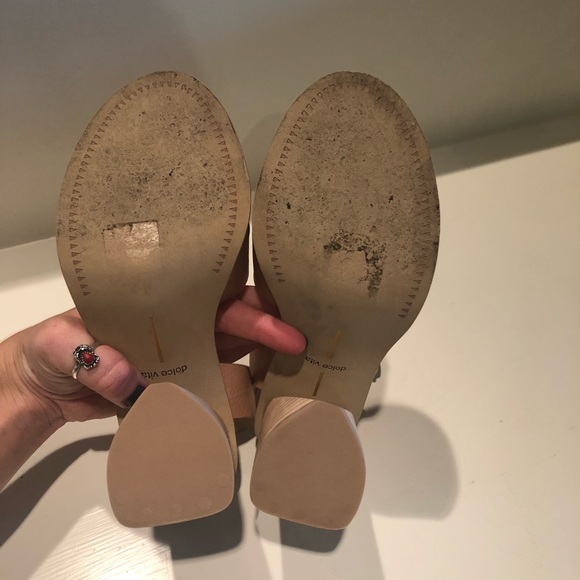 Dolce Vita Aaliyah Block Heel Nude Size 6 - Picture 7 of 8